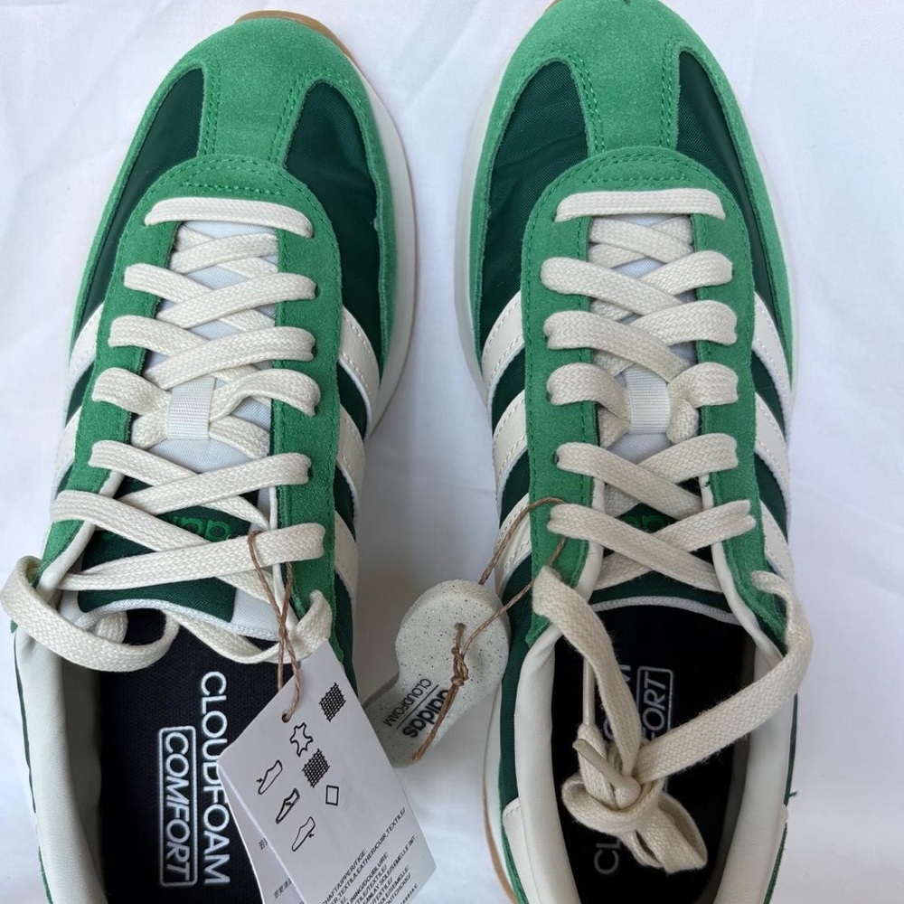 Adidas Run 70s Forest Green and White Women’s Sneakers